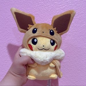 Pikachu & Eevee plushie Set